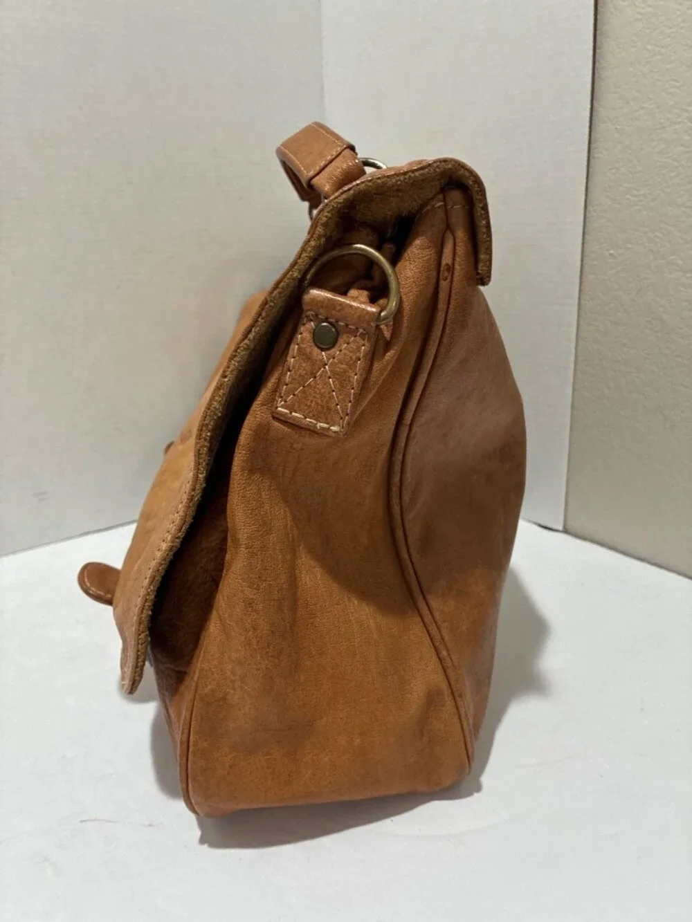 Papillon Fashion Bags leather messenger briefcase Vintage leather top handle